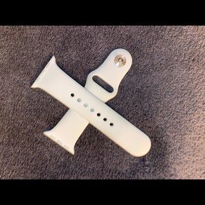 White Apple smartwatch band